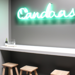 description: the image shows a clean, modern cannabis dispensary with a sleek design. customers can be seen browsing different products displayed on well-organized shelves. the atmosphere is inviting and professional, with knowledgeable staff ready to assist customers in a comfortable environment.